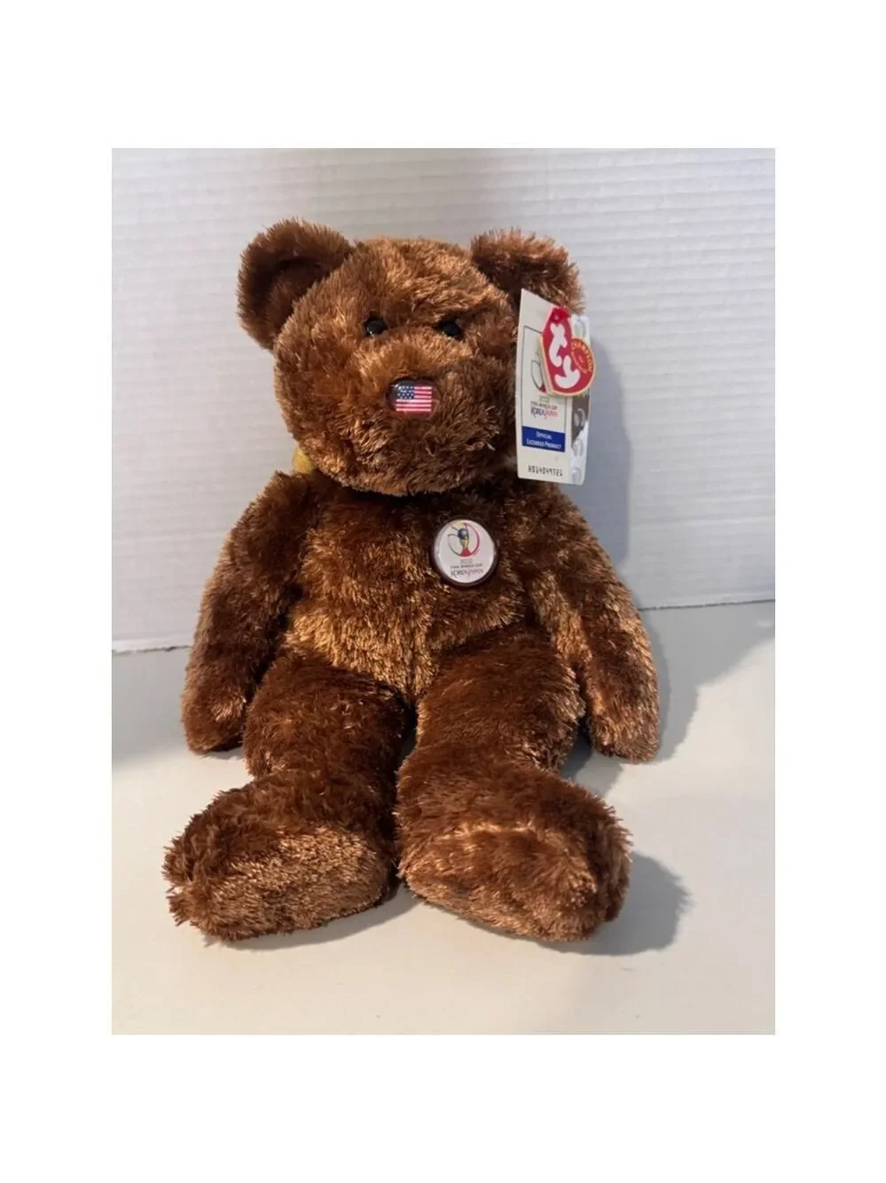 Ty Beanie Buddy Champion FIFA Brown Plush Toy One Size